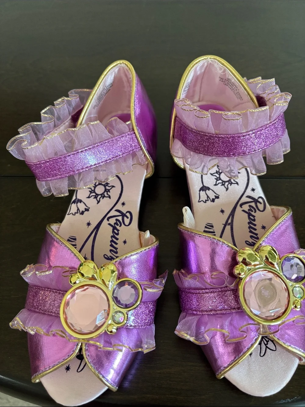 Disney Rapunzel Costume shoes Girls 2/3